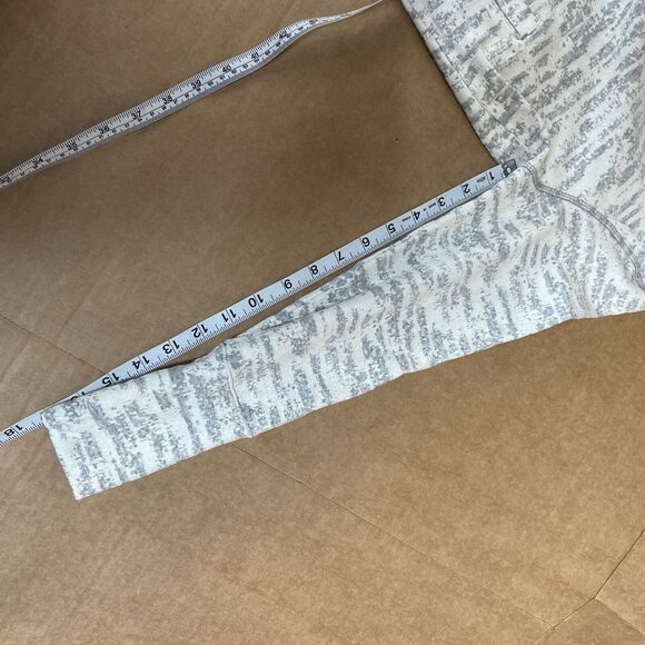 Zyia Active Sweatshirt Women SIZE Small Ivory Gray Long Sleeve Full Zip Collared - Picture 7 of 8